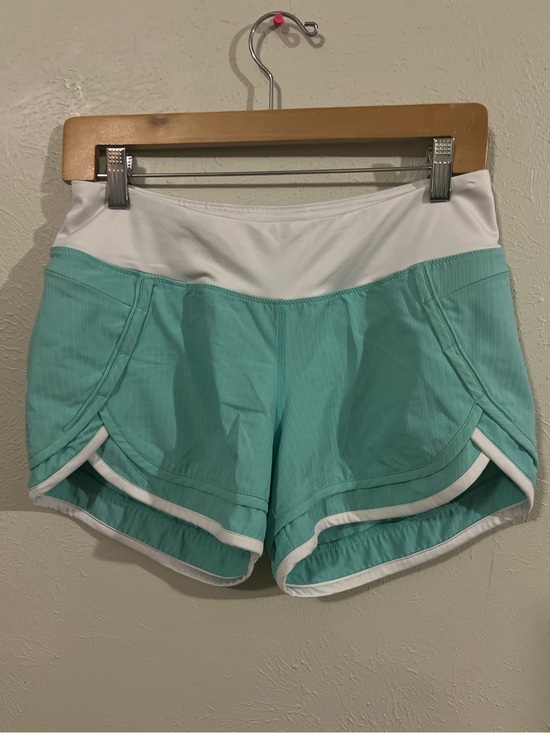 Hylete Pants - Hylete Mint Athletic Shorts with White Waistband and grey Liner size Small